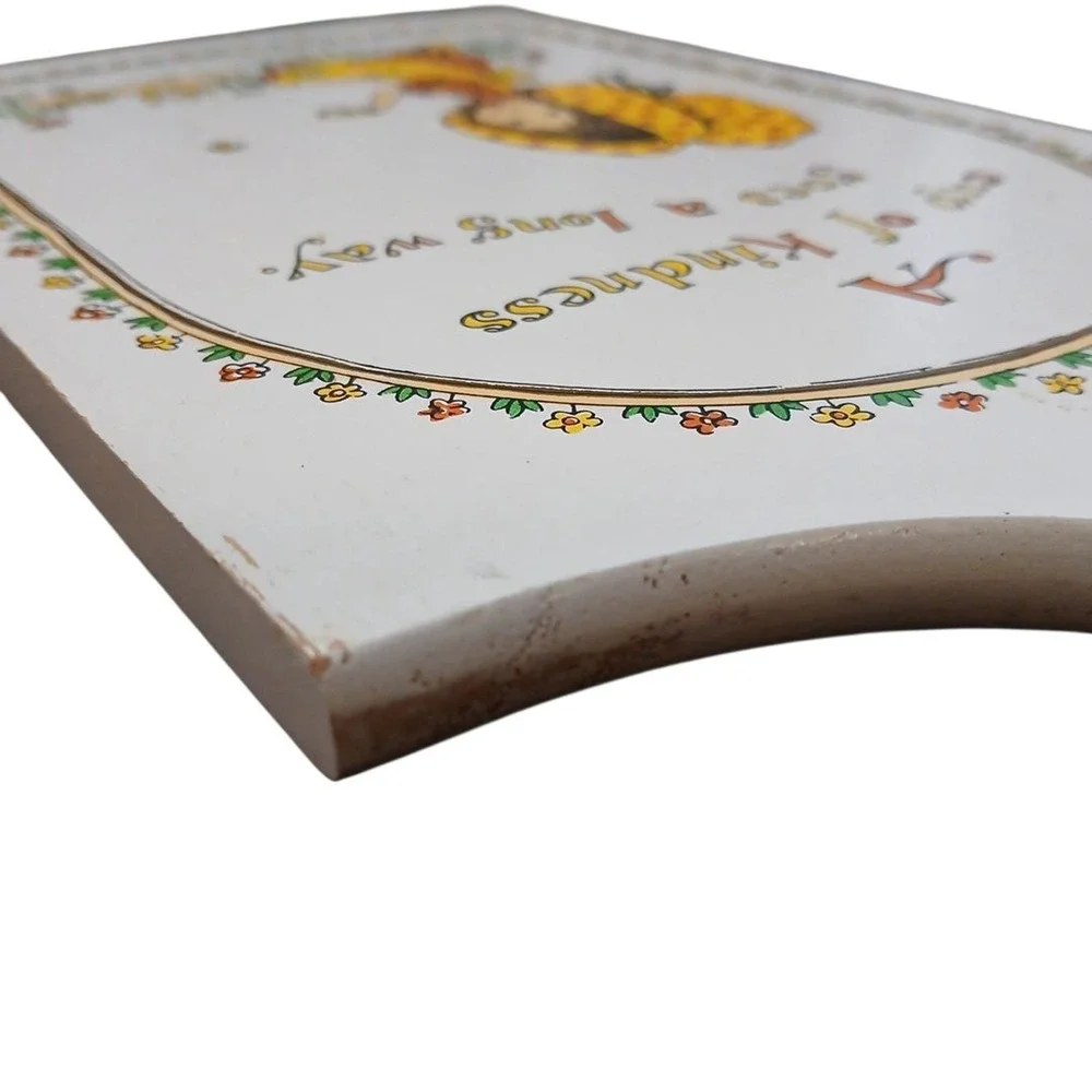 Vtg Enesco‎ Holly Hobbie Cutting Board 